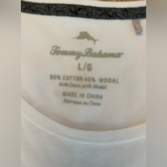 Women's Tommy Bahama White Wisconsin Badgers Floral Victory Dress Size L - Picture 3 of 9